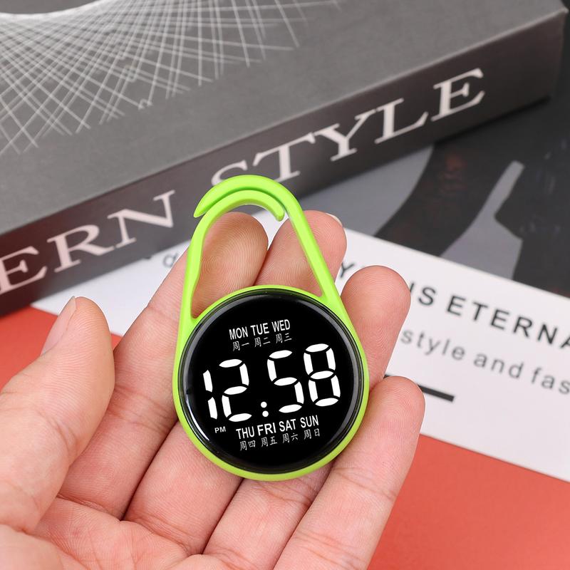 Product Introduction of Jam Tangan Elektronik, Fesyen Baharu, Mudah dan Ringkas, Paparan LED, Sesuai untuk Pelajar Sekolah Rendah, Paparan Minggu, Jam Tangan Dinding, Mudah Alih, Kalis Air untuk Peperiksaan 7