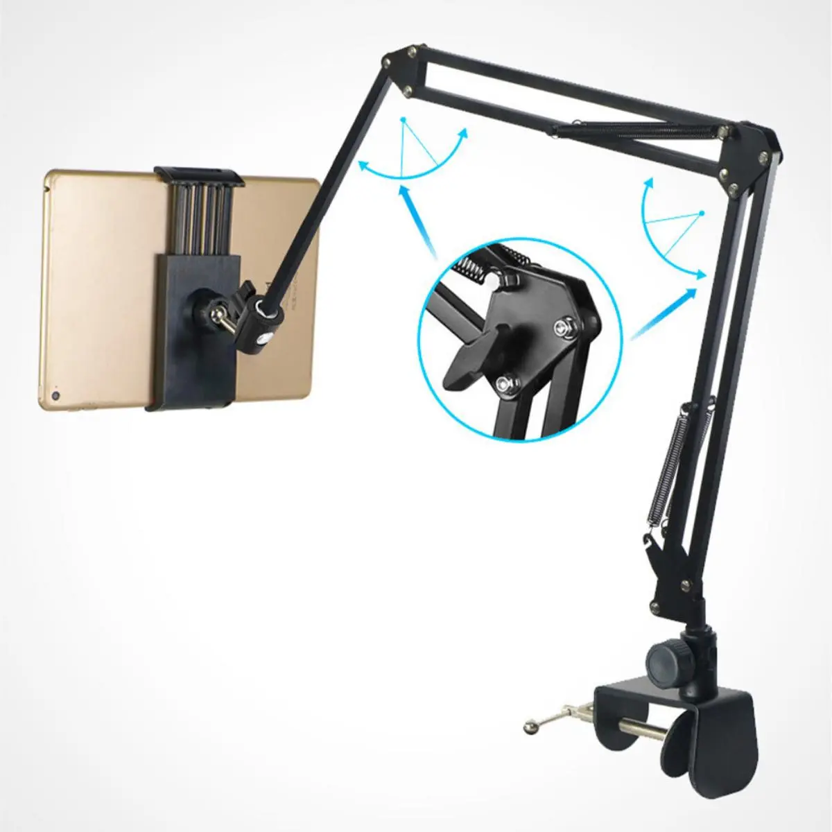 Phone Stand Ipad Tab Iphone Stand 360° Adjustable Holder for 3.5-6 Inch Phone Holder Ipad Holder Bed Lazy Bed