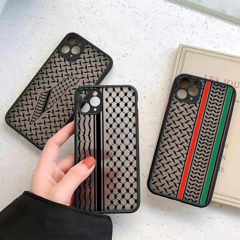 Iphone case,Hattah Keffiyeh,Compatible with iPhone 16 Pro Max 15 14 13 12 11 X XR XS 7 8 PLUS. Anti-Drop and shockproof protection hard case