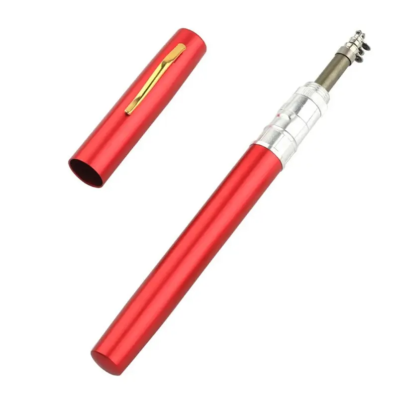 Cần Câu Cá Bỏ Túi Có Thể Gấp Gọn 1 Bộ, Kiểu Bút, Cần Câu Siêu Ngắn Nhỏ, < NÓNG > 4