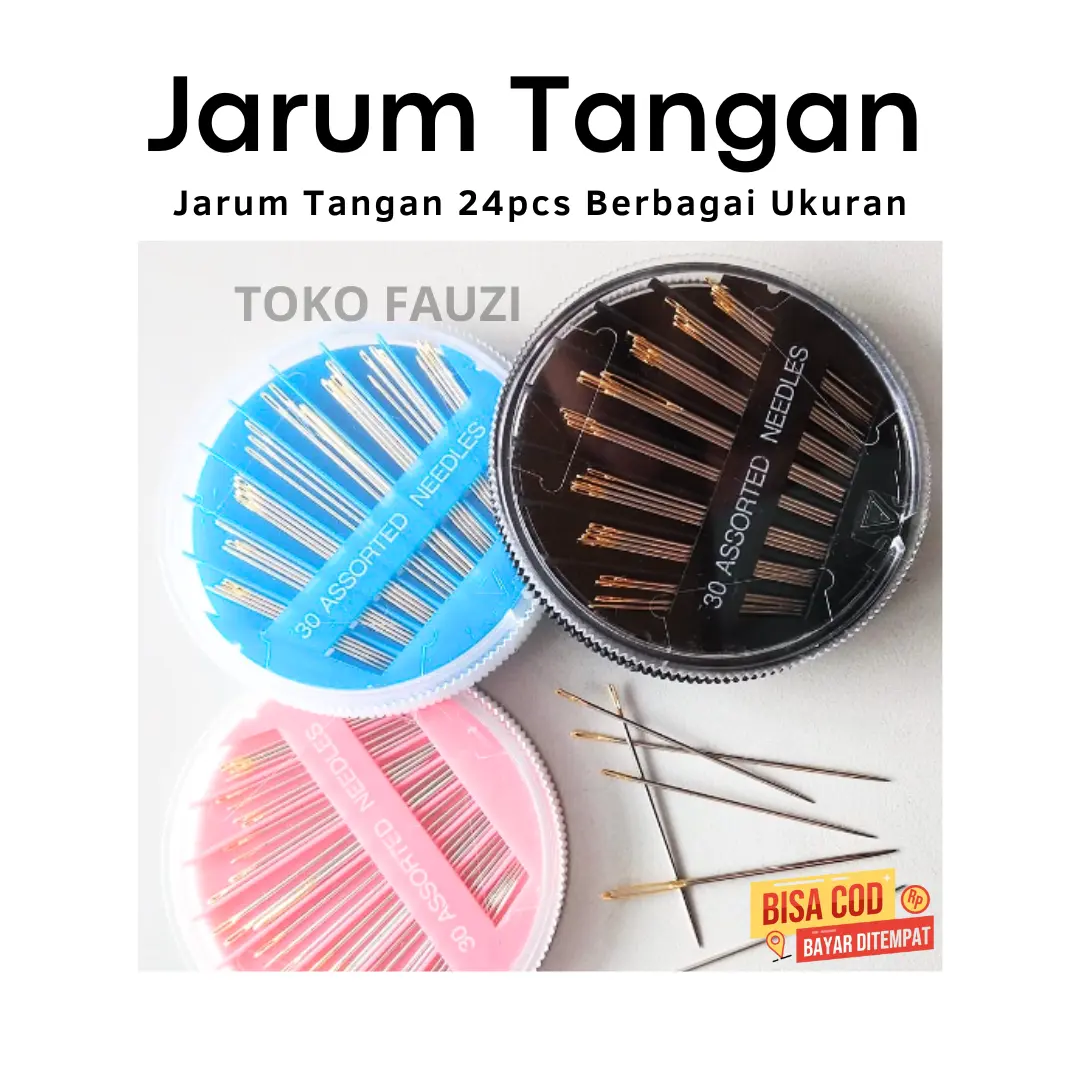Jarum Jahit Tangan Bulat / Jarum Tangan Set