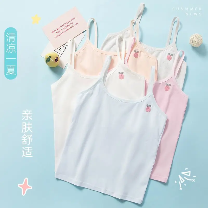 Quấn Ngực, Thời Kỳ Phát Triển, Cho Bé Gái Sinh Viên Tiểu Học, Chống Lộ, Áo Ngực Vest Dài, Thích Hợp Cho Bé Gái Trẻ Em
