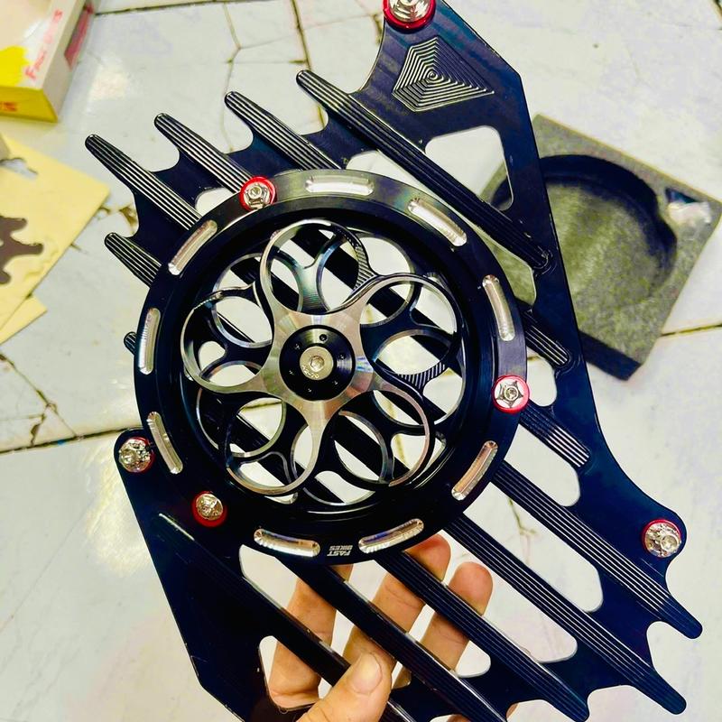 Che két nước 3D + Quạt CNC xoay cho SH 125 150 2020-2024 + AB 2022-2024 + VARIO 160 + LEAD 125 4van 2022-2024