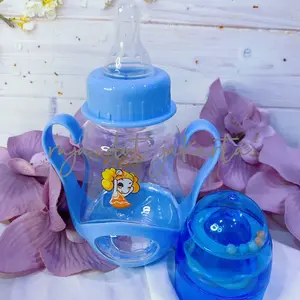 Botol susu tutup bunyi lucu 260ml dan 150ml BPA FREE dengan gagang Accessories Bayi Bottle Minum