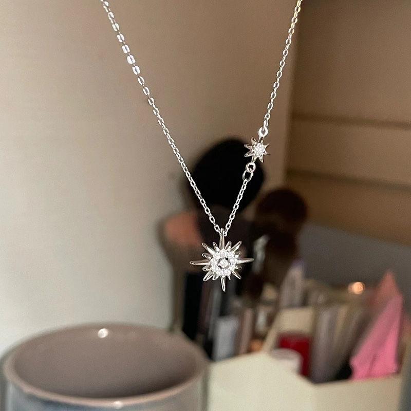 Vòng Cổ Hoa Hướng Dương Ngôi Sao Mặt Trăng Mặt Trời, Xiaohongshu Cùng Phong Cách, Cảm Giác Cao Cấp Độc Đáo Quà Tặng Cho Bạn Gái, Quà Sinh Nhật Bạn Thân Trang Sức Jewelry 0