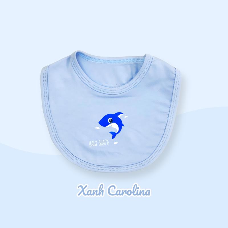 Yếm sơ sinh Tadaby in thú cưng dễ thương cho bé đến 6 tháng tuổi vải sợi tre mềm mịn nhẹ êm thấm hút 1