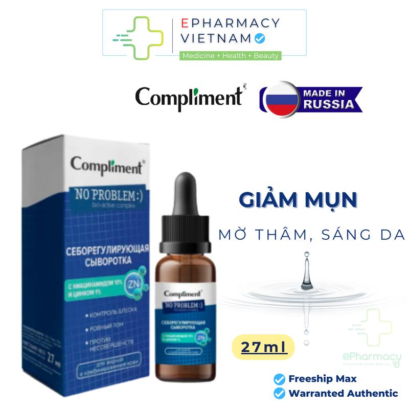 [HÀNG CTY] Serum COMPLIMENT Dưỡng Sáng, Cấp Ẩm Phục Hồi Cho Da 27ml 5