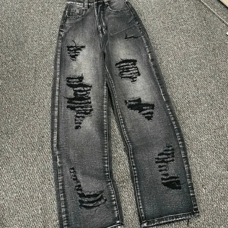 ️ QUẦN BAGGY SUÔNG RÁCH  - HÀNG VNXK 6