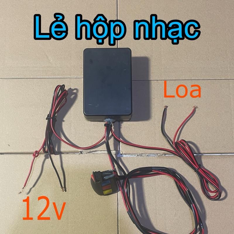 [ Lẻ hộp nhạc ] còi xe basuri điện 12v 125 bài