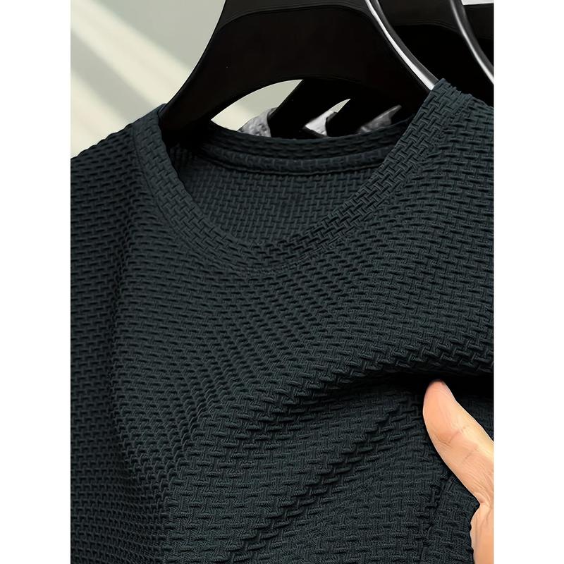 Men's Casual T-Shirt - Moisture-Wicking, Breathable, Lightweight Polyester & Spandex, 1pc, Short Sleeves, Solid Black Menswear Top women's  running  shorts squat  suit juventus  third  kit badminton  outfit basketball  shorts baggy  compression  shirt sau 2
