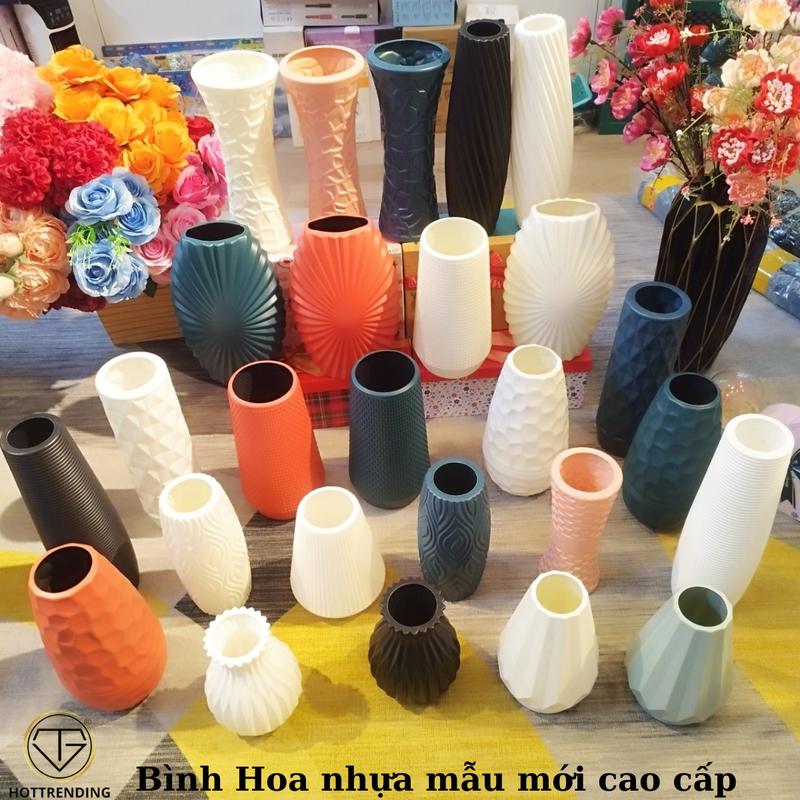 Bình hoa phong cách Bắc Âu bằng nhựa, Gốm giả hình thời trang Trang trí hoa…