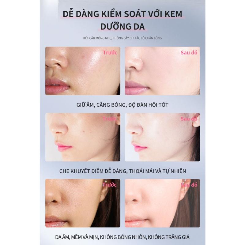 Kem lót nâng tông DELEVENTH thủy phân glycyrrhiza glabra làm sáng/ cấp ẩm/ làm mịn 30ml Trang Điểm Mỹ Phẩm Cosmetic Women Nữ 2