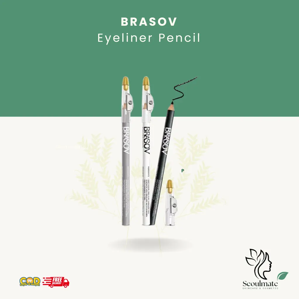 BRASOV - Eyeliner Pencil Pensil Waterproof