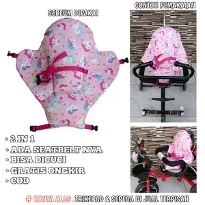 BANTALAN atau ALAS TRIKE PAD SEGITIGA kereta dorong  stroler bayi micro trike stroller segitiga Alas Sepeda Bayi Roda Tiga Balita Cewek Cowok Bayi