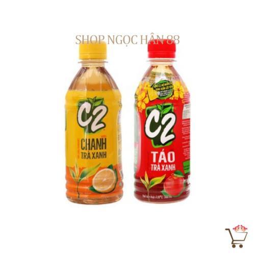 Trà Xanh C2 vị Chanh/Táo c=355ml 0