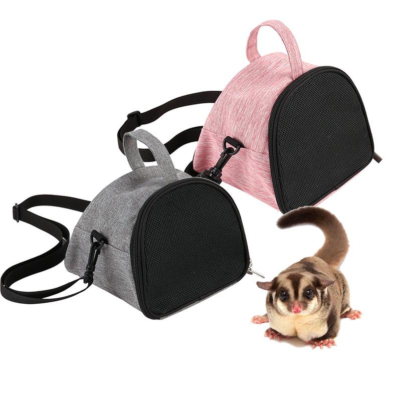 Product Introduction of Bird for Carrier Hamster Travel Bag Front Mesh Design Good Ventilation for Mini Squirrels Young Hedgehogs Sugar Gliders 60