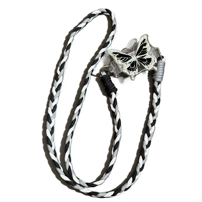 Dây Đeo Buộc Xích Nẹp Lưng Điện Thoại Di Động Thông Dụng, 3 Chiếc, Có Thể Dùng Cho Mọi Điện Thoại Di Động, Phong Cách Cross-Body, Dây Đeo Buộc Dài Hình Bướm, Thiết Kế Đơn Giản, Thời Trang Hoạt Hình Cao Cấp, Thích Hợp Cho Người Có Ảnh Hưởng Cá Nhân