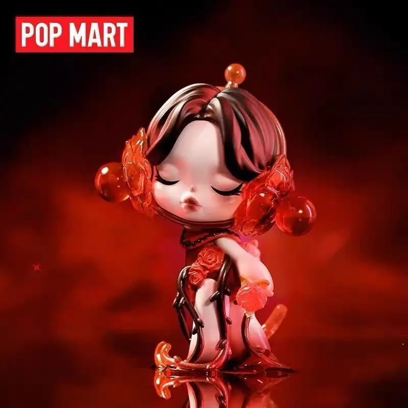 Popmart Merchandise SKULLPANDA Valentine's Day Elevator Figure Bubble Mart Limited Red White Black Desktop Girl Gift Bubble Mart YCJM