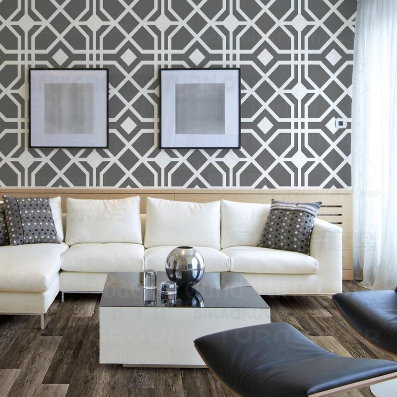 Product Introduction of 30cm - 70cm Wall Stencil Decor For Painting Template Decorative Brick Plaster Rollers Tiles Rococo Brickwork Leaf Floral S006 97