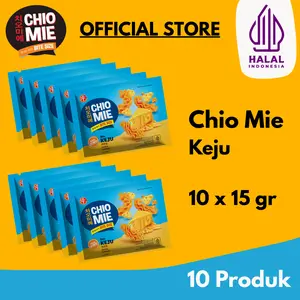 Keju Chio Mie Bites 10x15gr – Snack Mie Kering Renyah Gurih