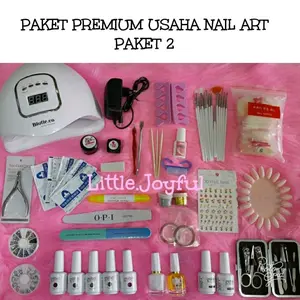 PAKET PREMIUM USAHA NAIL ART GELISH ( PAKET 3)