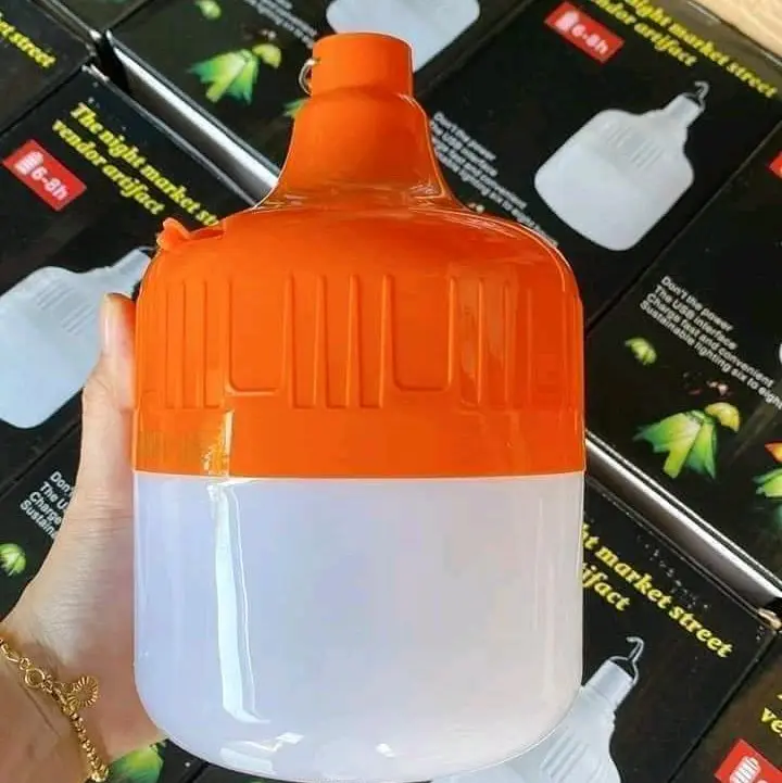 TO- ĐÈN TÍCH ĐIỆN CAM 200W CÓ MÓC TREO THÔNG MINH KÈM 1 DÂY SẠC