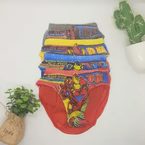 12PCS 6PCS 3PCS Celana Dalam Anak Laki Laki Karakter Super Hero Murah Bahan Katun Usia 1-8 Tahun Fashion