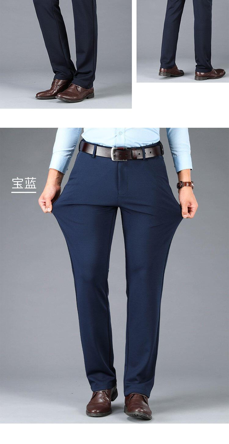 Product Introduction of CEO-Formal office pants for men, stretchable elastic pants, casual, business, long, for father 15