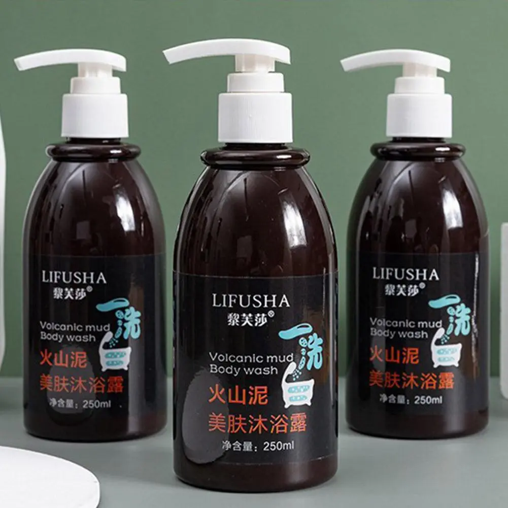 Sữa Tắm Bùn Núi Lửa LIFUSHA, Gel Tắm, Tẩy Tế Bào Chết, Dụng Cụ Hữu Ích, Unisex, J8T4