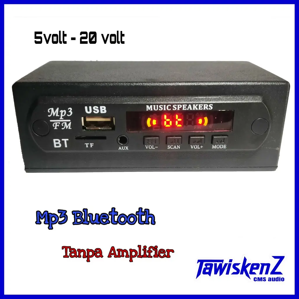 MP3 Bluetooth Radio USB 5 Volt - 12 Volt.