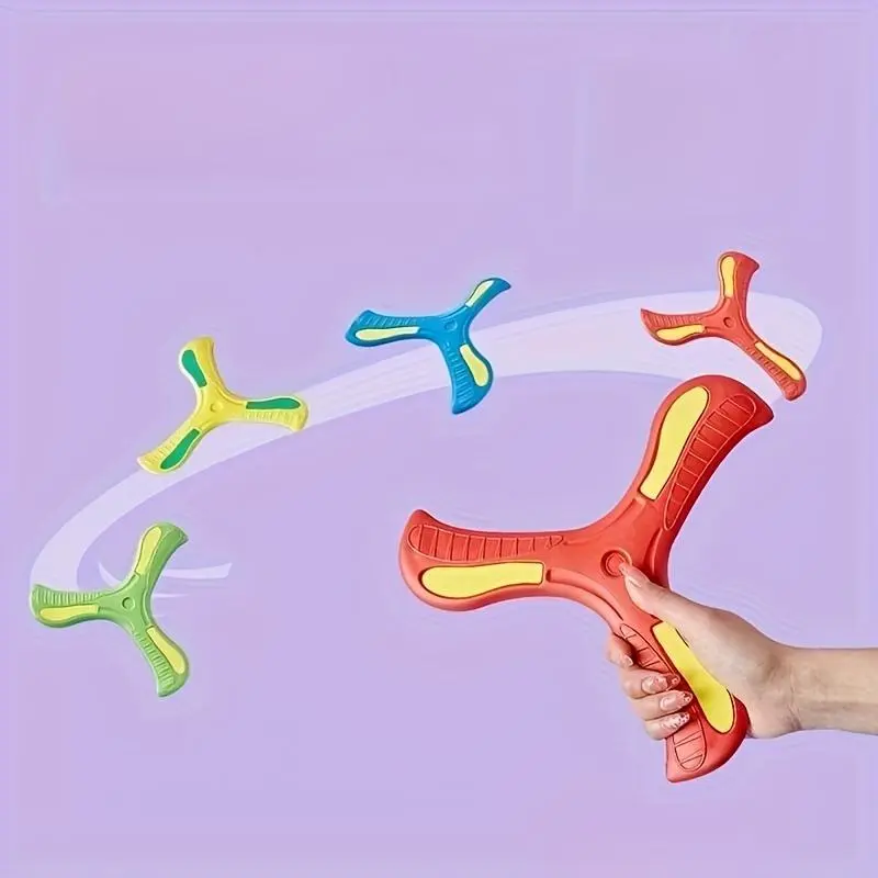 Soft Boomerang Toy, 1 Count Interactive Outdoor Toy, Early Education Puzzle Decompression Gift for Boys & Girls