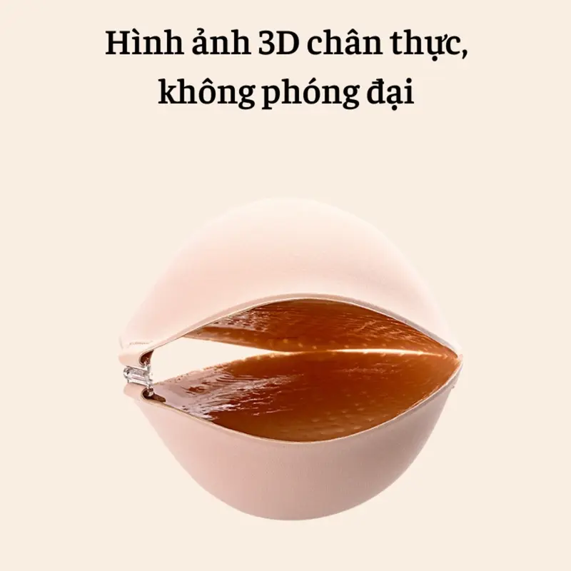 Áo Dán Nâng Đệm Dày 6cm Cài Trước Tạo Khe Siêu Nâng Siêu Dính Kèm Dây Trong EVA BRA - P41 Kem Nữ Women 4