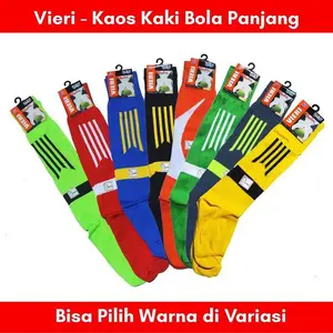 PAKET HEMAT Grosir COD [1 LUSIN ] Kaos Kaki Bola Panjang Multiwarna/Kaos Kaki Futsal/Kaos Kaki Olahraga Viery Strip/Polos/Kaos Kaki Bola Panjang Sebetis/ Dewasa Multiwarna Merk Viery