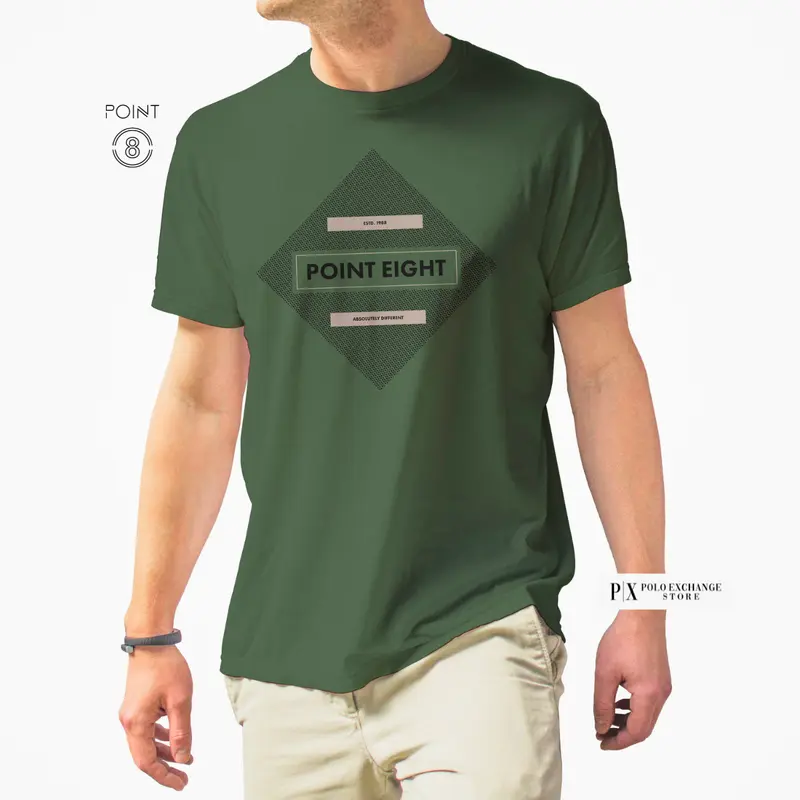 Kaos Oblong Distro Baju Point Eight Pria Desain Keren Simpel - 30017 0