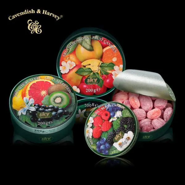 KẸO NGẬM TRÁI CÂY CAVENDISH & HARVEY HÀNG ĐỨC HỘP 200G NGON NGỌT GIÀU DINH DƯỠNG (HÀNG TẾT SIÊU ĐẸP) 1