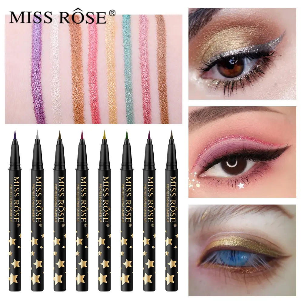 Miss Rose Not smudge Color Eyeliner Lipliner Makeup