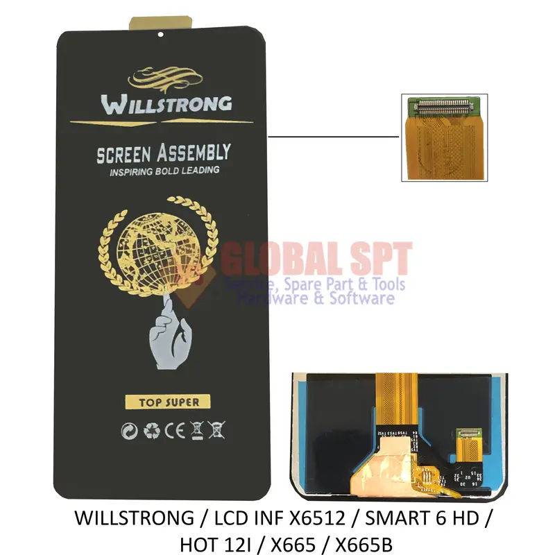 LCD TOUCHSCREEN KOMPATIBEL UNTUK INFINIX X6512 / SMART 6 HD / HOT 12I / X665 / X665B 6