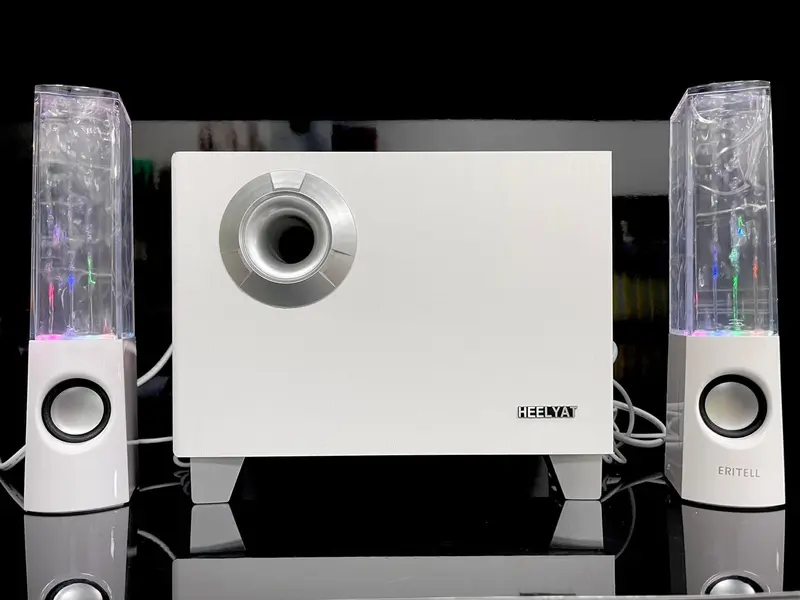 Loa bluetooth nước led 2.1 bass căng, check khỏe, cho phòng dưới 30m2, âm thanh chất bảo hành 12 tháng Nghe Nhạc 3