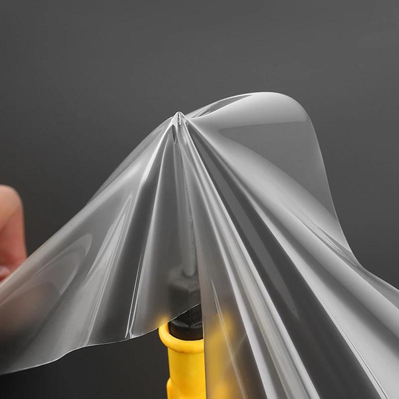 Product Introduction of 30CMx1M/2M/3M Car Headlight & Taillight & Fog Light Lamp Film Smoke Black TPH PU PPF Protective Film For Car Styling 4
