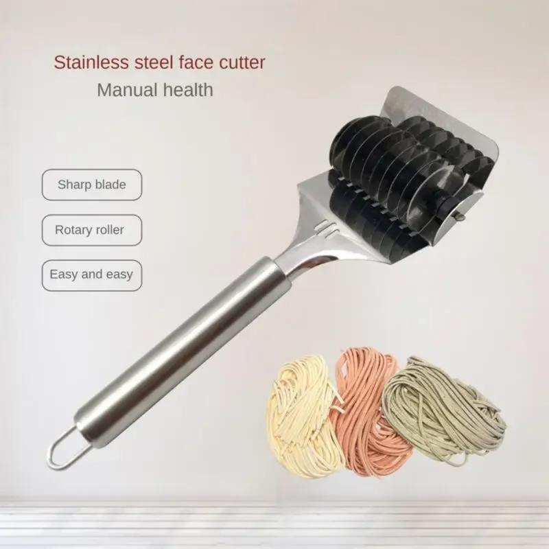 Professional stainless steel noodle cutter-manual kitchen tool for pasta & Herbs Hanging Utensils Blade 3