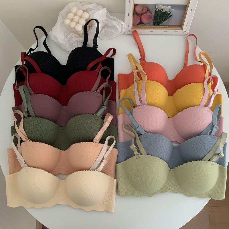 Product Introduction of BUY 1 TAKE 1 Women's Push up Wireless Underwear Comfortable Bra Top Bra Bra For Woman Diva Cups Push Up Bra Seamless Bra Simless Underwear Seamless Bra Womenswear Lady Print Bridal Basic 10