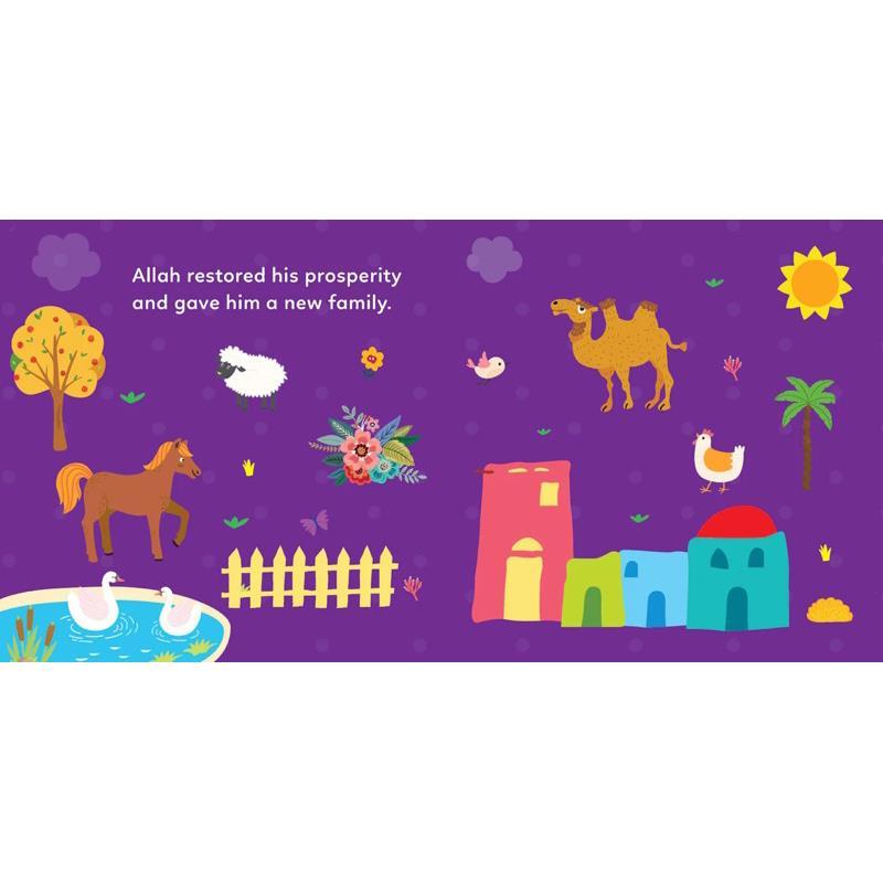 Product Introduction of original Baby's First Quran Stories (BOARD BOOK): THE TWO GARDENS & PROPHET IBRAHIM/YUSUF/YUNUS/AYYUB/DAWUD/ADAM/NUH/MUSA/CREATOR 4