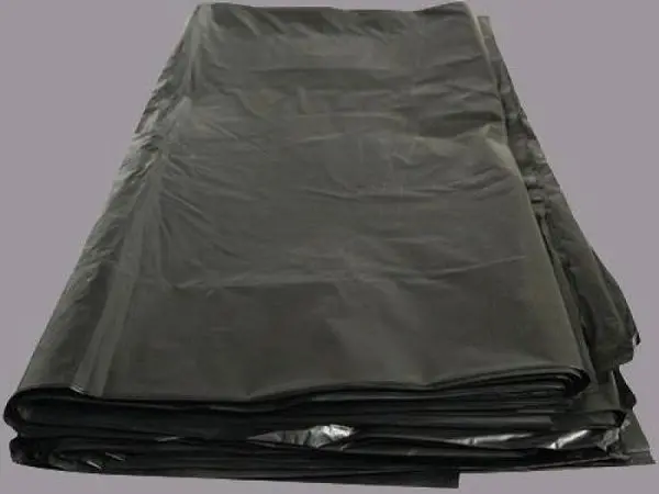 1Kg túi nilon đen cho thùng 150L-180L, Túi đựng rác công nghiệp, Túi đen size đại Hà nội