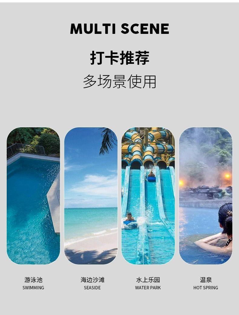 Product Introduction of Longsleeved trousers sunproof swimsuit for women new conservative hot spring surfing suit diving suit to cover belly and show slim swimsuit 3