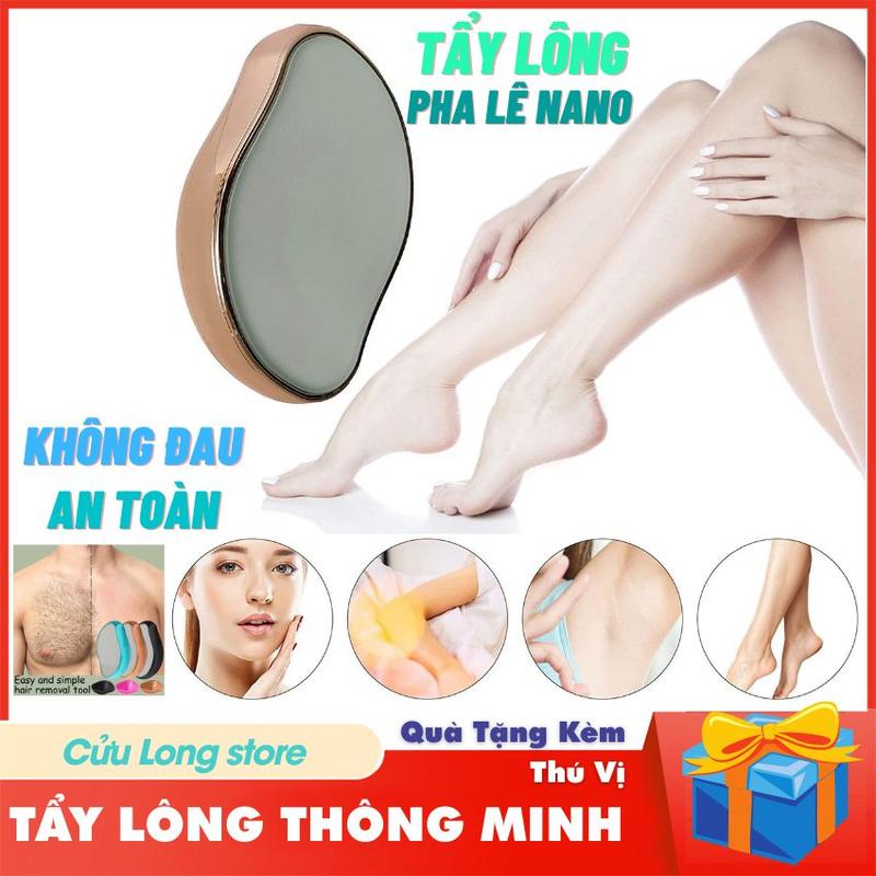 Dụng Cụ Triệt Lông Không Đau Nano Pha Lê dễ dàng sử dụng máy tẩy lông chân nách vùng kín bikini cho nam và nữ