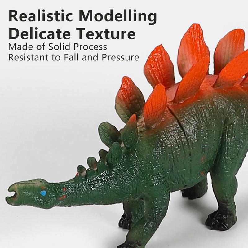 CS 1pc 15cm Small Dinosaur Model Toy Jurassic Tyrannosaurus Raptor Triceratops Ankylosaur Stegosaurus Gift for Kids #444754 5