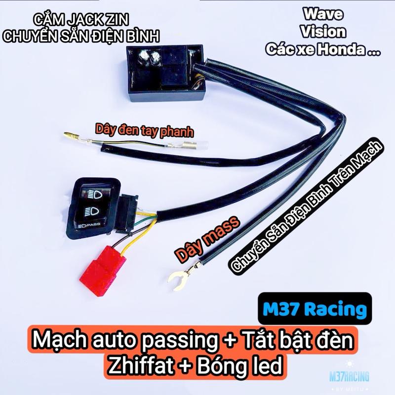 Mạch auto passing kèm tắt đèn bảo hành 12 tháng lắp cho các dòng xe wave A 110, S110, Rsx 110, Blade , Vision, Future 125, Phụ Kiện
