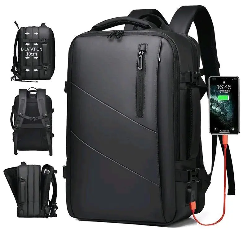 SAVAGE CLAYTON RICHMONDI Ransel Backpack Laptop Anti Air Waterproof Expanding Dapat Dilerluas Port USB 2