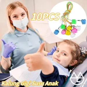 10Pcs Kalung Gigi Susu Anak / Kotak Tempat Gigi Susu Anak / Box Gigi Susu Anak