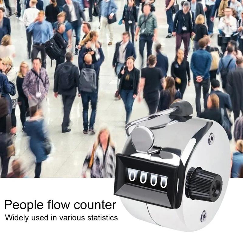 Product Introduction of Mini Exercise Counter 4 Digit Number Manual Held Tally Counter  School Exercise Manual Counting Device 36